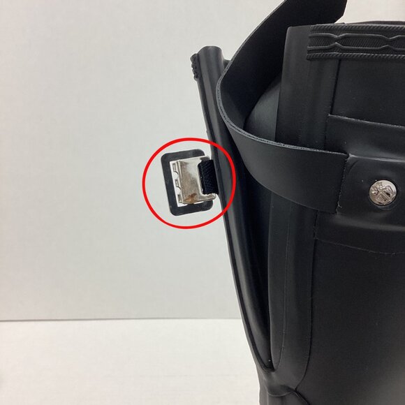 Hunter Women's Original Back Adjustable Short Boots in Size 8, WFS1013RMA-BLK(1) - Picture 10 of 12